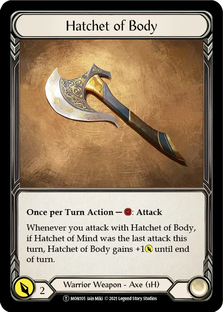 Spectral Shield // Hatchet of Body