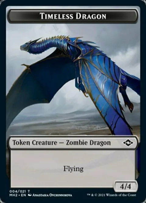 Timeless Dragon Token // Clue Token