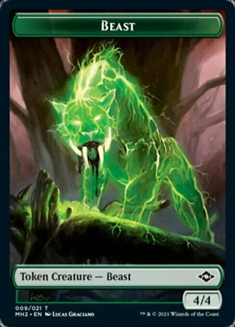 Beast Token (G 4/4) // Squirrel Token (G 1/1)