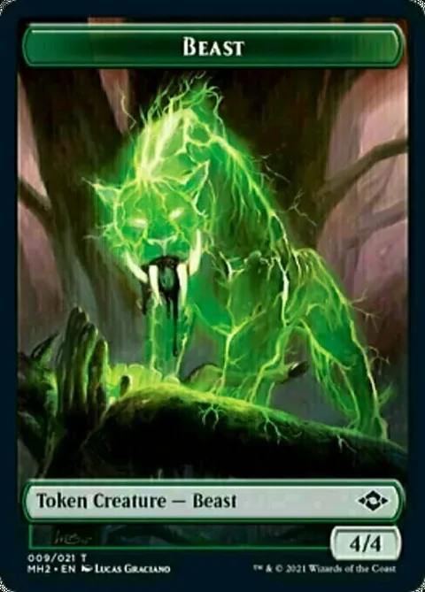 Beast Token (G 4/4) // Treasure Token