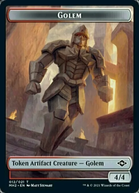 Golem Token (A 4/4) // Clue Token