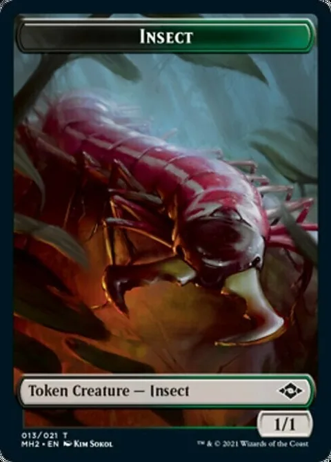 Insect Token (BG 1/1) // Squirrel Token (G 1/1)