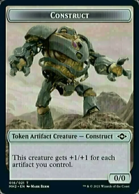 Construct Token (A 0/0) // Treasure Token