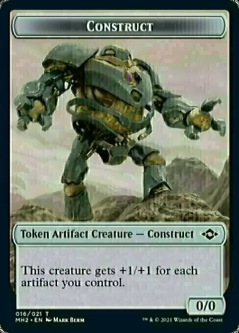 Construct Token (A 0/0) // Treasure Token