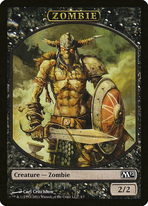Zombie Token (Black 2/2)