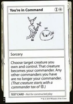 You're in Command