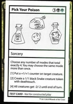 Pick Your Poison [PLAYTEST]