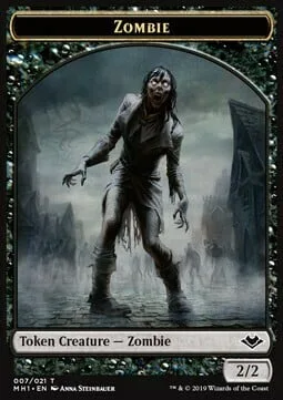 Zombie Token (B 2/2) // Elephant Token (G 3/3)
