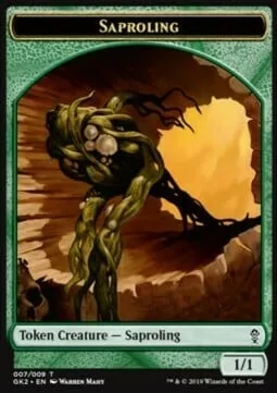 Saproling Token (G 1/1) // Wurm Token (G 6/6)