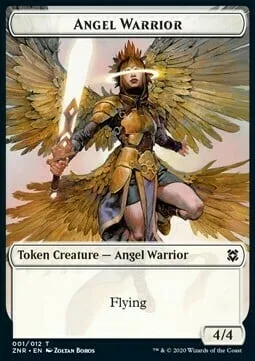 Angel Warrior Token (W 4/4) // Copy Token