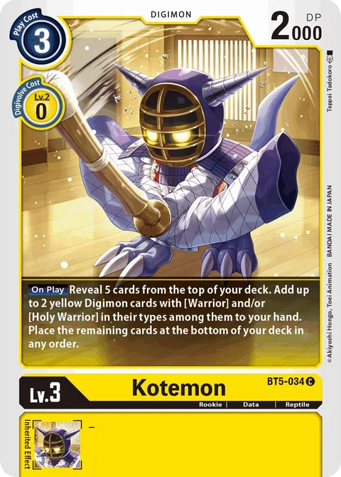 Kotemon (BT5-034)
