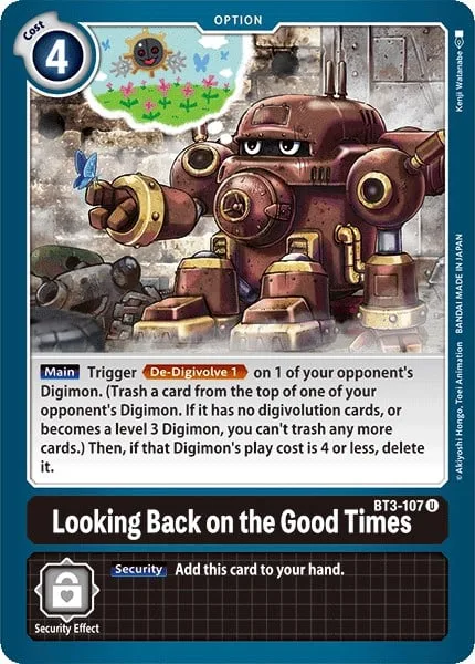 Looking Back on the Good Times (BT3-107)