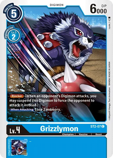 Grizzlymon (ST2-07)