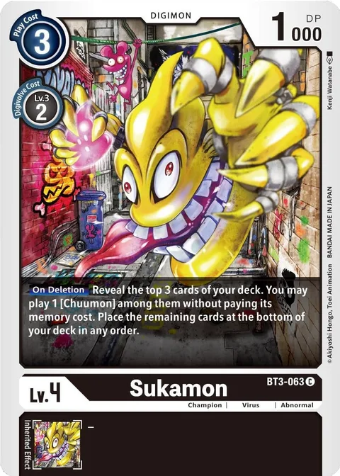 Sukamon (BT3-063)