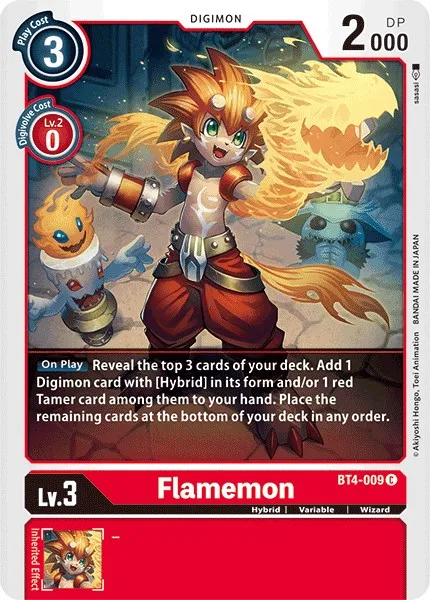 Flamemon (BT4-009)