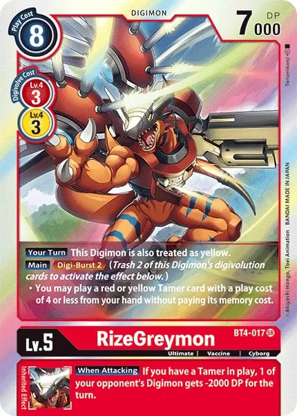 RizeGreymon (BT4-017)