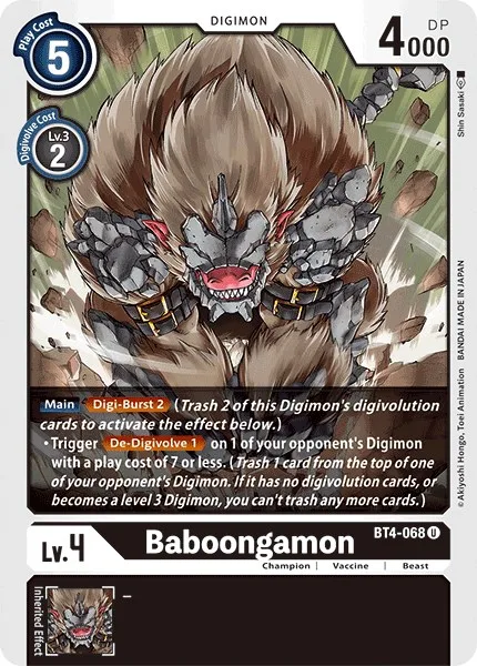 Baboongamon (BT4-068)
