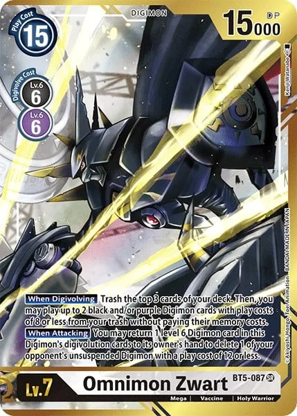 Omnimon Zwart (BT5-087)