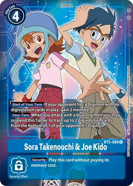 Sora Takenouchi & Joe Kido (BT5-088)