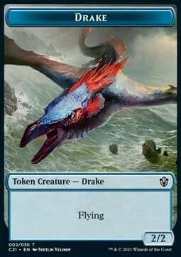 Drake Token (U 2/2) // Elemental Token (UR 4/4)