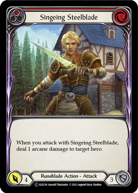 Singeing Steelblade (Red)