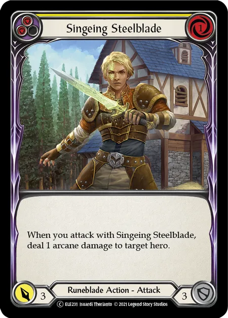 Singeing Steelblade (Yellow)