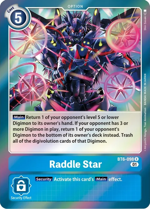 Raddle Star (BT6-098)