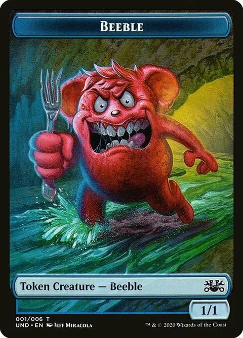 Beeble Token (U 1/1) // Dragon Token (Gold 4/4)