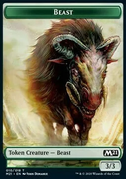 Beast Token (G 3/3) // Cat Token (G 2/2)