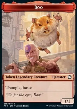 Boo Token (R 1/1) // Dog Illusion Token (U */*)