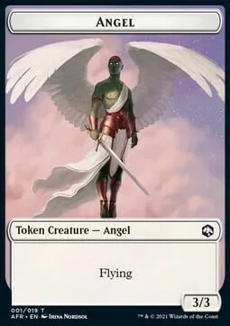 Angel Token (W 3/3) // Devil Token (R 1/1)