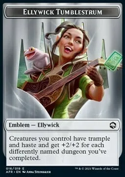 Ellywick Tumblestrum Emblem // Dog Illusion Token (U */*)