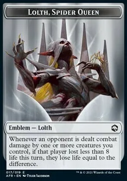 Lolth, Spider Queen Emblem // Dog Illusion Token (U */*)