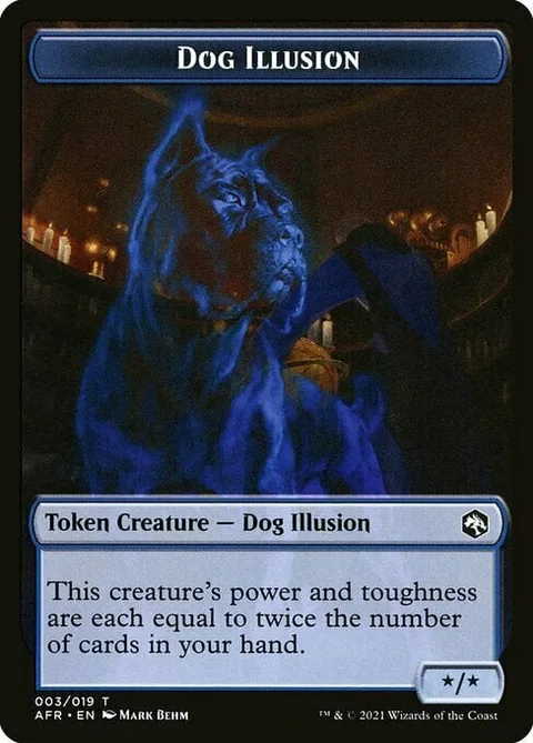 Dog Illusion Token (Blue */*)