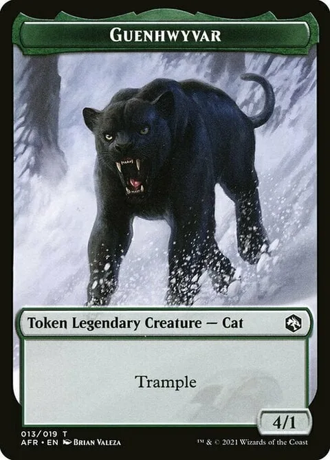 Guenhwyvar Token (Green 4/1)