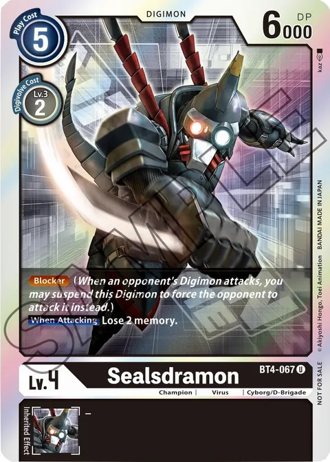 Sealsdramon (BT4-067)