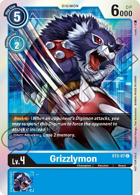Grizzlymon (ST2-07)