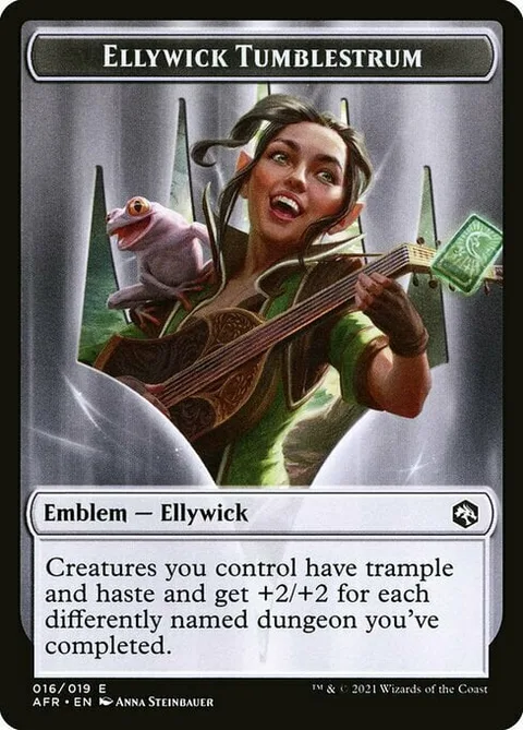 Ellywick Tumblestrum Emblem // Spider Token (B 2/1)