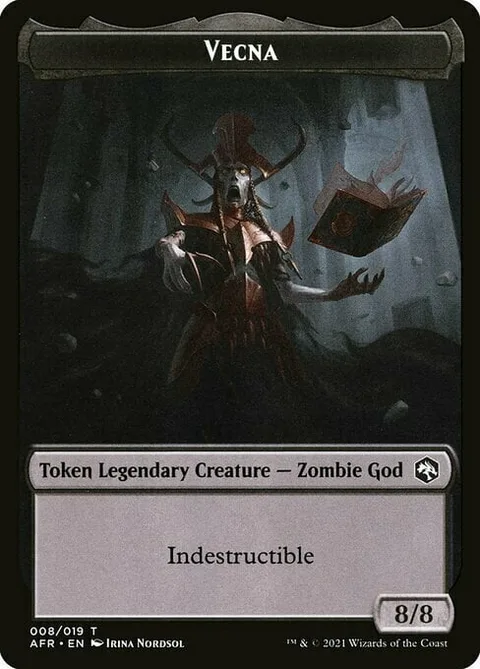 Vecna Token (B 8/8) // Spider Token (B 2/1)