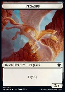 Pegasus Token (W 2/2) // Human Soldier Token (W 1/1)