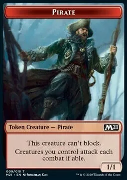 Pirate Token (R 1/1) // Construct Token (C 4/4)