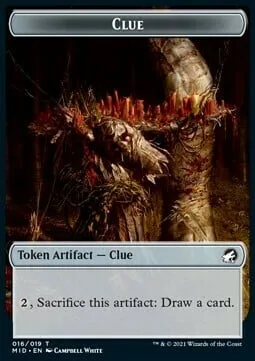 Clue Token // Zombie Token (B 2/2 Decayed)