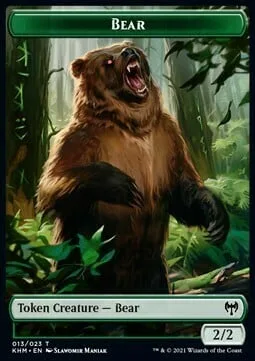 Bear Token (G 2/2) // Elf Warrior Token (G 1/1)