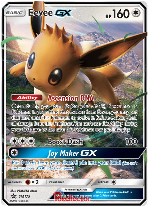 Eevee GX [Ascension DNA | Boost Dash | Joy Maker GX]