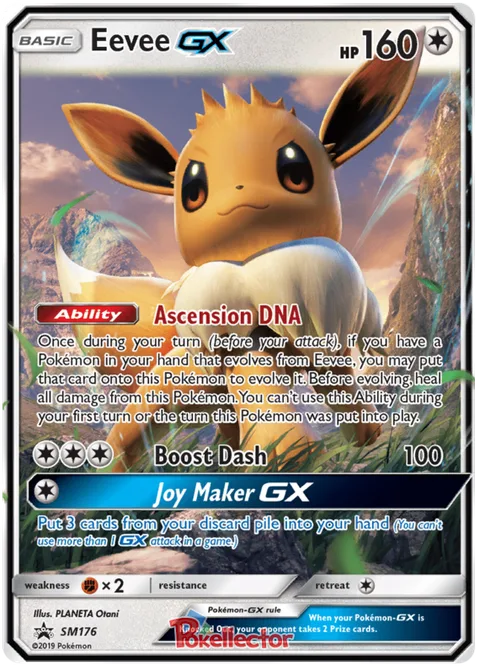 Eevee GX [Ascension DNA | Boost Dash | Joy Maker GX]