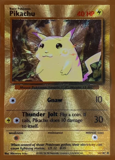 Pikachu [Gnaw | Thunder Jolt]