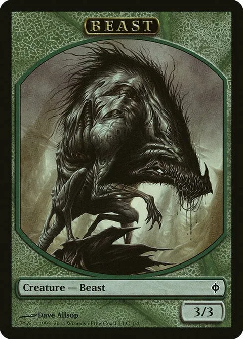 Beast Token (Green 3/3)