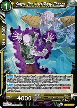 Ginyu, One Last Body Change