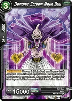 Demonic Scream Majin Buu