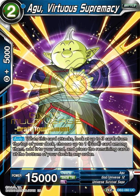 Agu, Virtuous Supremacy